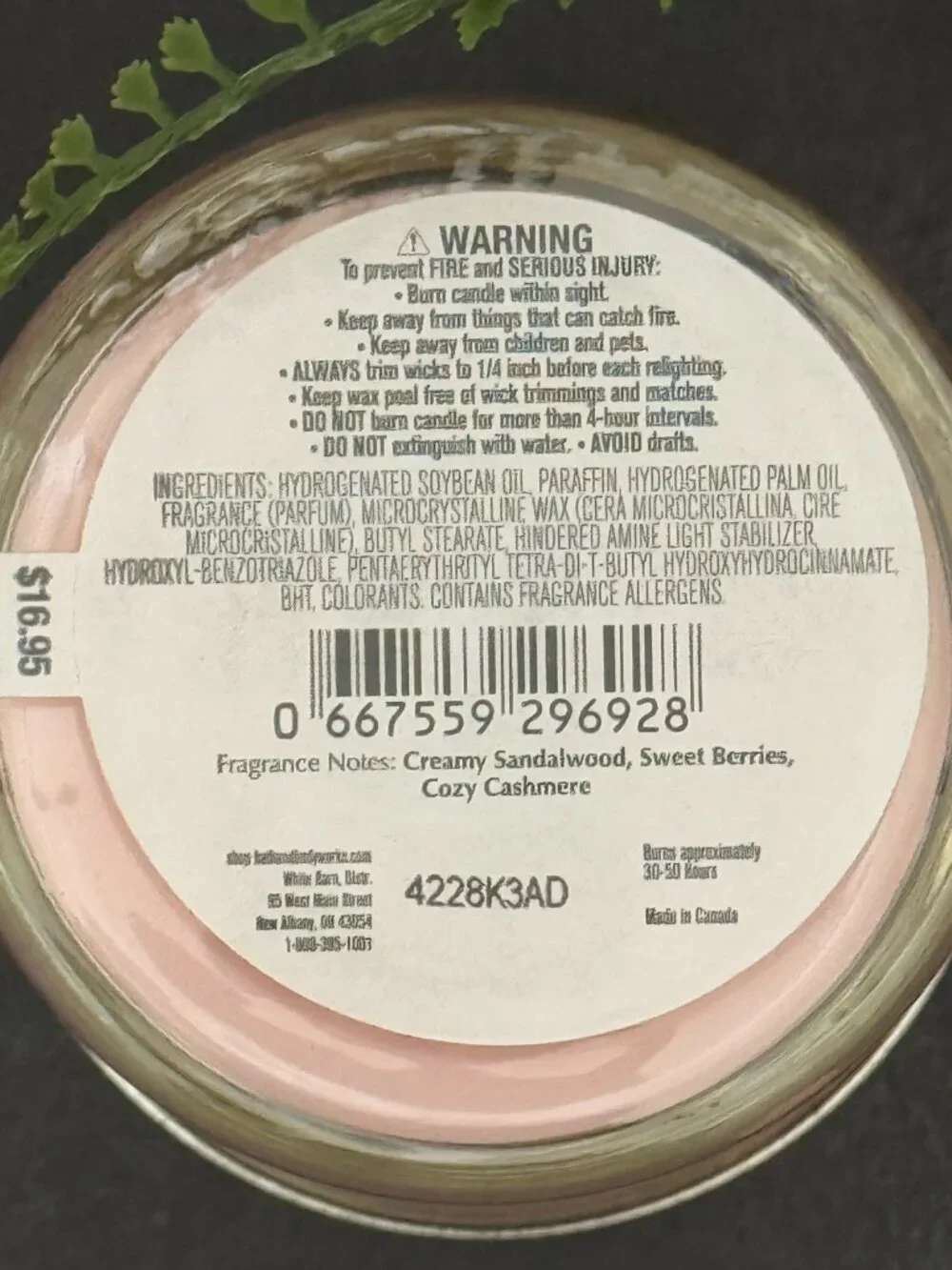 BBW Sunrise Woods White Barn Bath & Body Works Single Wick Candle - Picture 10 of 10